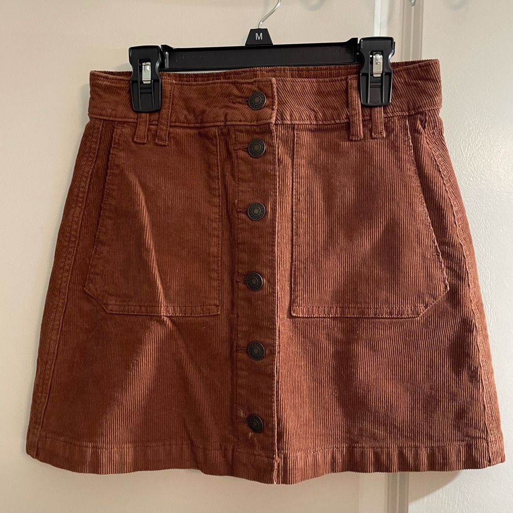 American Eagle Corduroy Mini Skirt - Picture 1 of 4